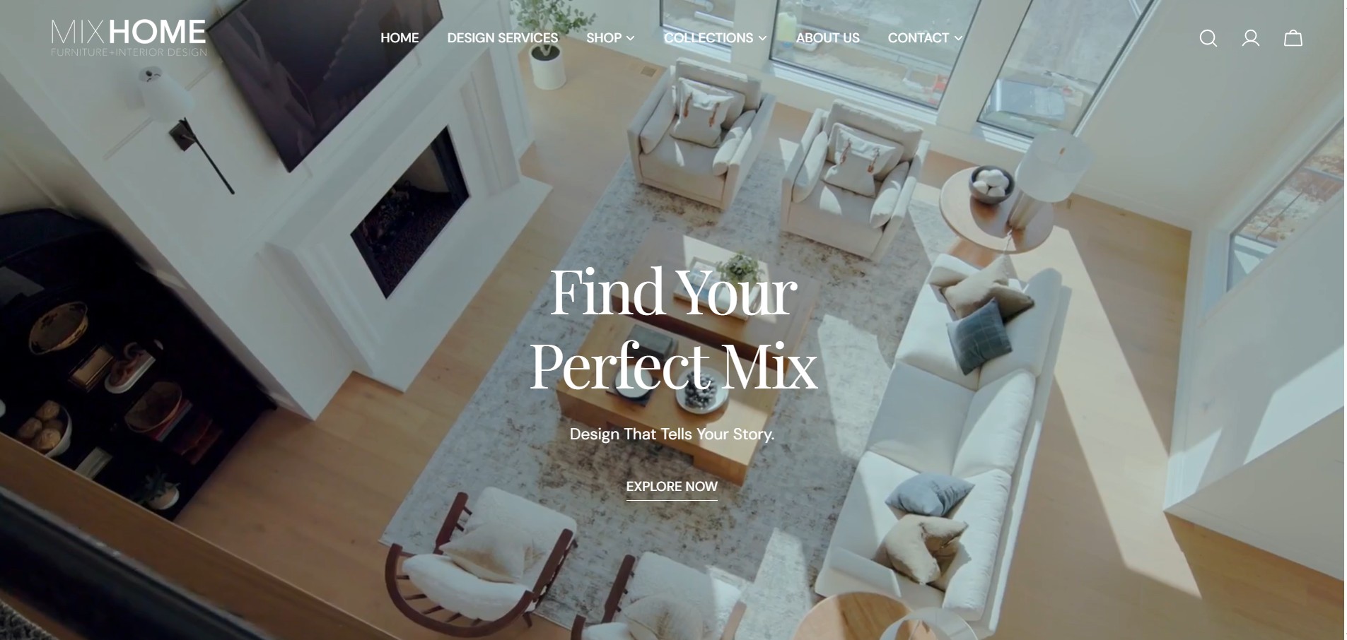 The Mix Home Website - Iowa Web Design